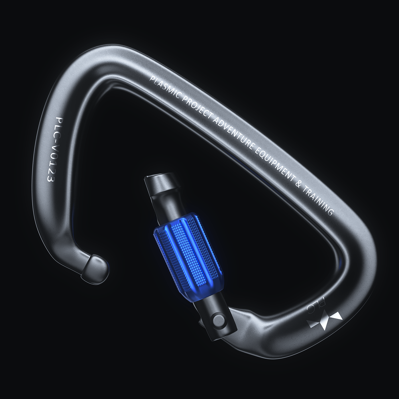 3D model，cgi，Mountaineering，Vertical hook，Carabiner，plc，