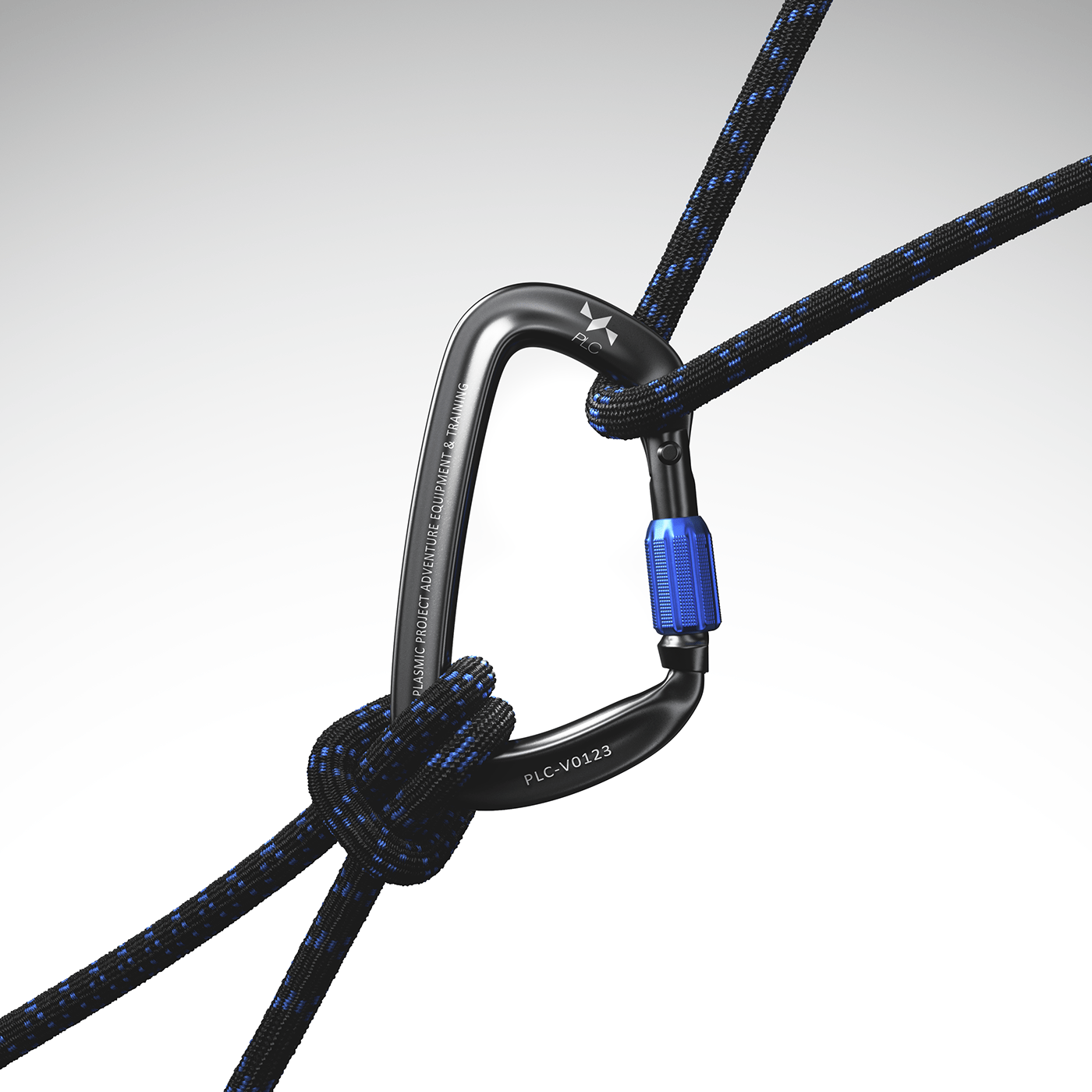 3D model，cgi，Mountaineering，Vertical hook，Carabiner，plc，