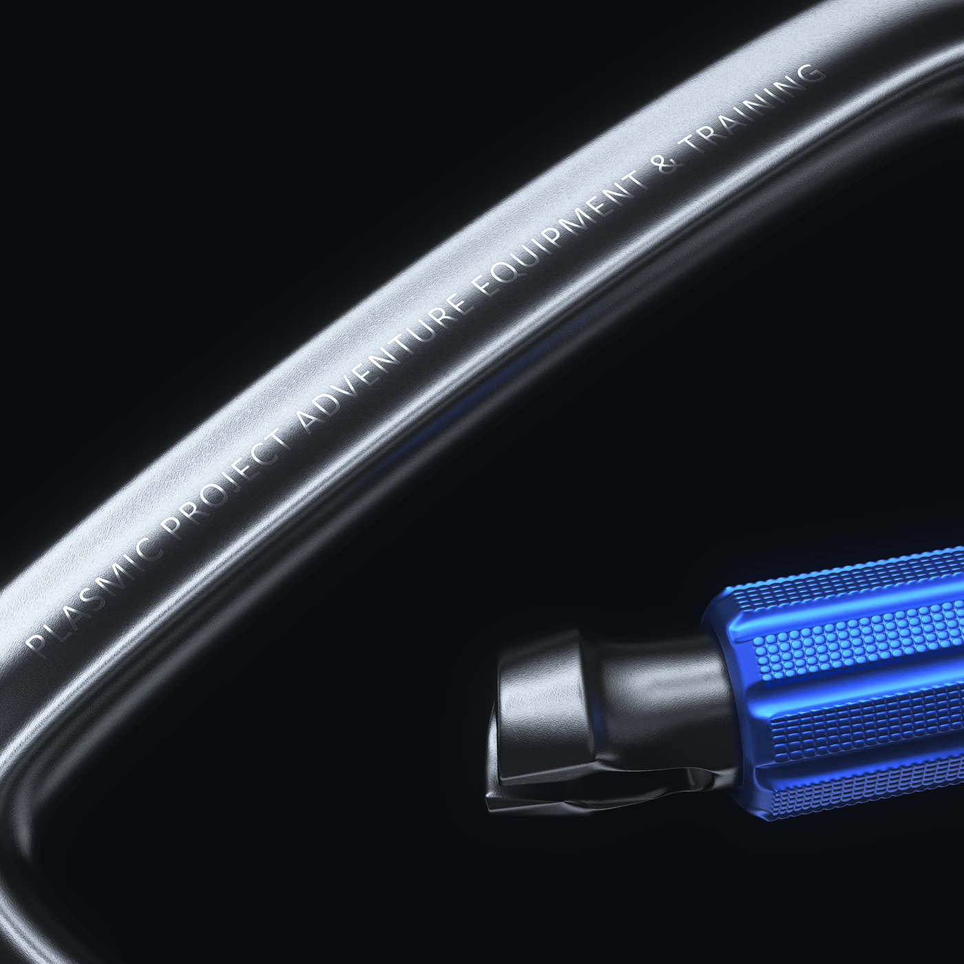 3D model，cgi，Mountaineering，Vertical hook，Carabiner，plc，