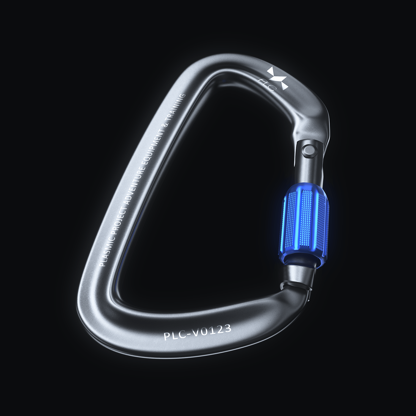 3D model，cgi，Mountaineering，Vertical hook，Carabiner，plc，