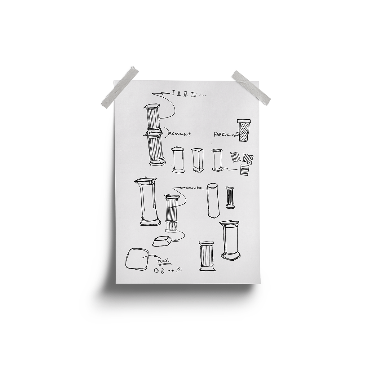 PARTE，speaker，Digital，electronic product，Roman column，loudspeaker box，