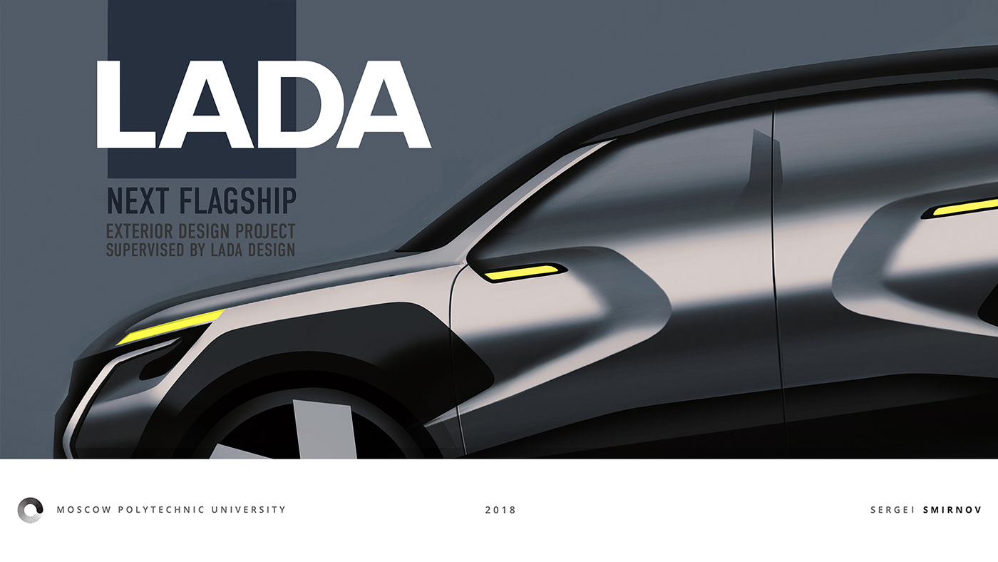 suv，LADA Next，flagship，automobile，Draft hand-painted，