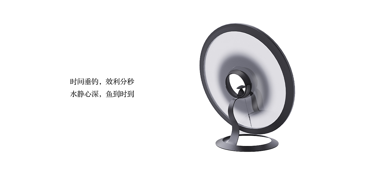 Cultural and creative design，product design，Chronograph Clock，Office products，learn good things，