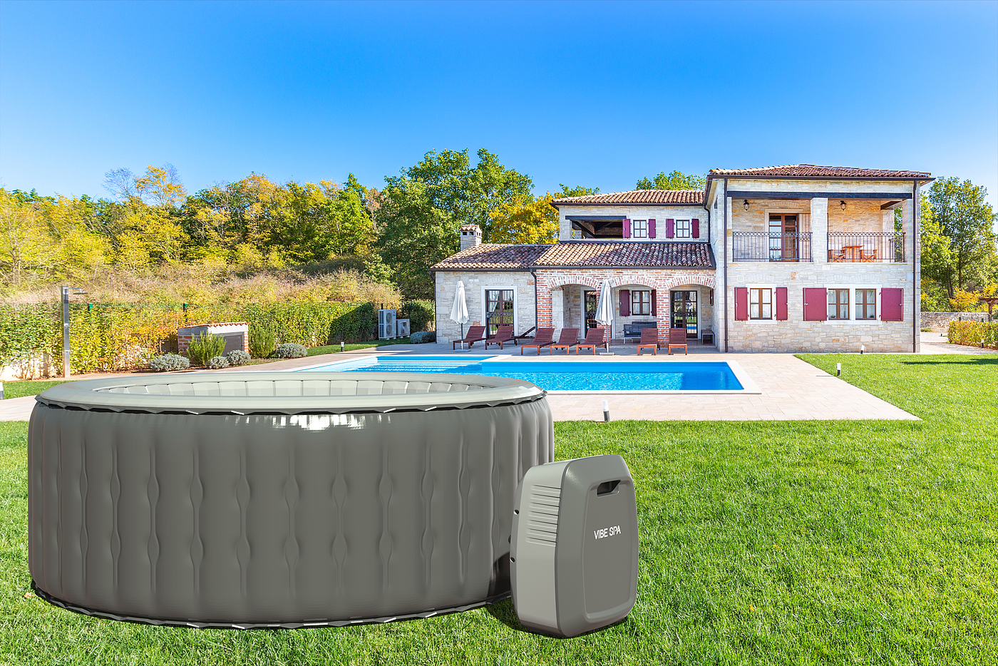 SPA，Swimming pool，inflation，