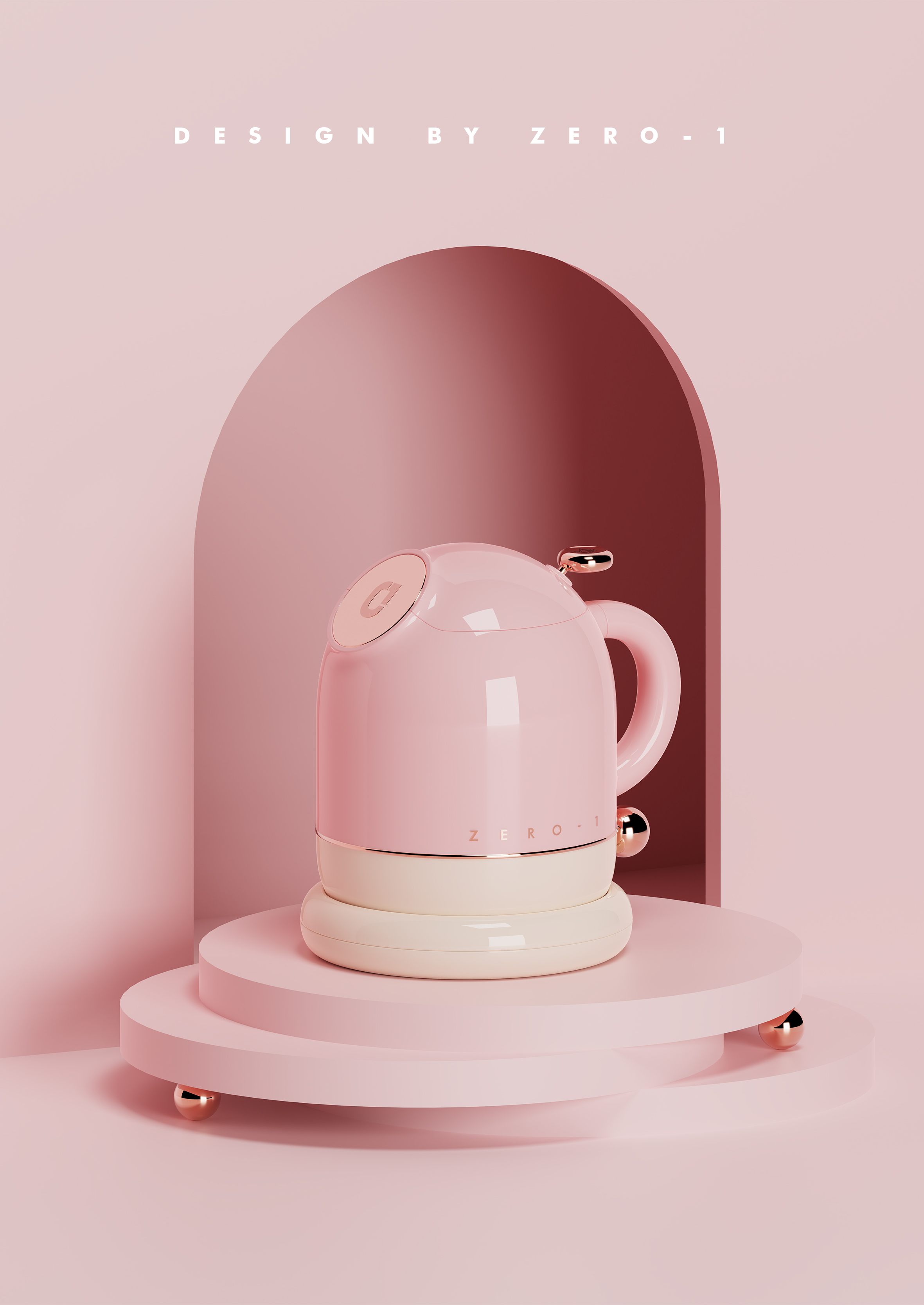 household electrical appliances，Kitchenware，Electric kettle，Retro，feelings，Nostalgia，Home appliance design，lovely，