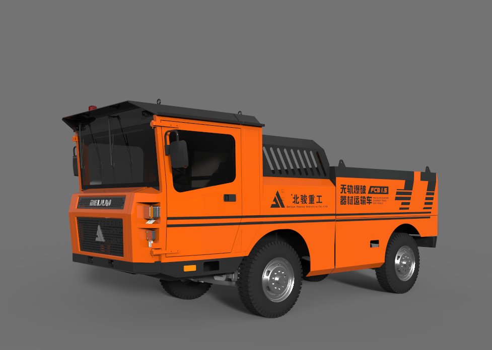 truck，industrial design，Coating design，construction machinery，Tools and equipment，Color matching，serialization，