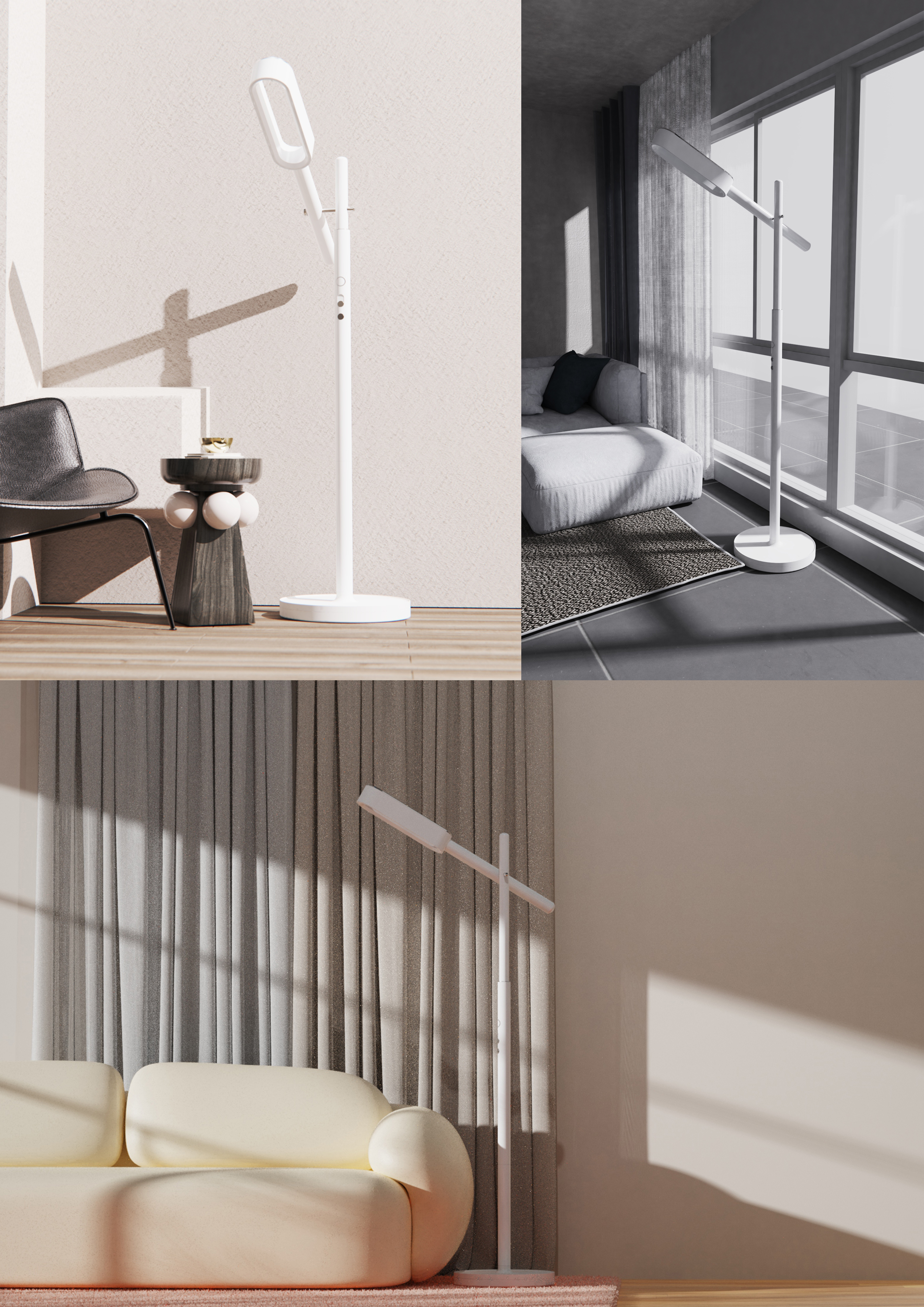 hair drier，Floor lamp，female sex，care，intelligence，