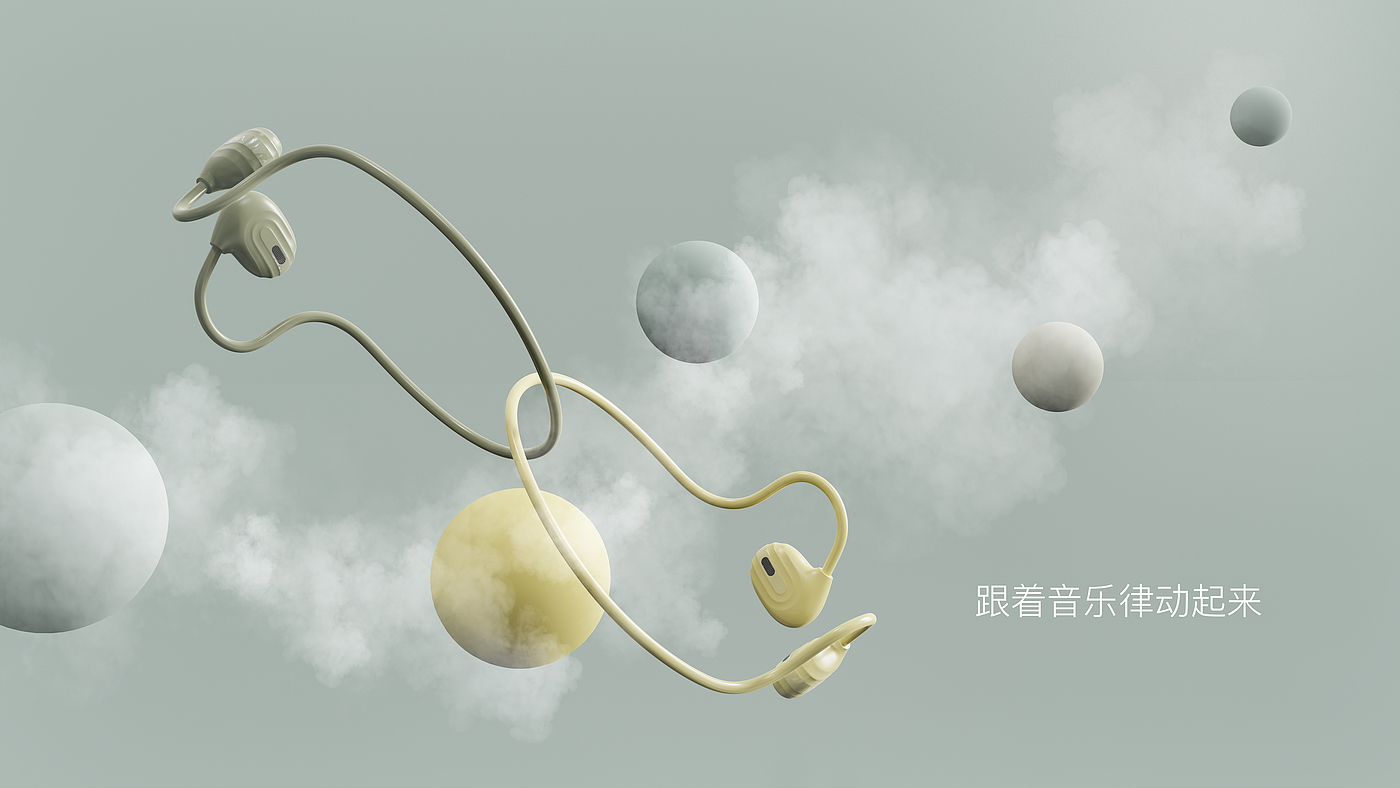 Air conduction，Open Bluetooth Headset，Bluetooth headset，ows，Original design，