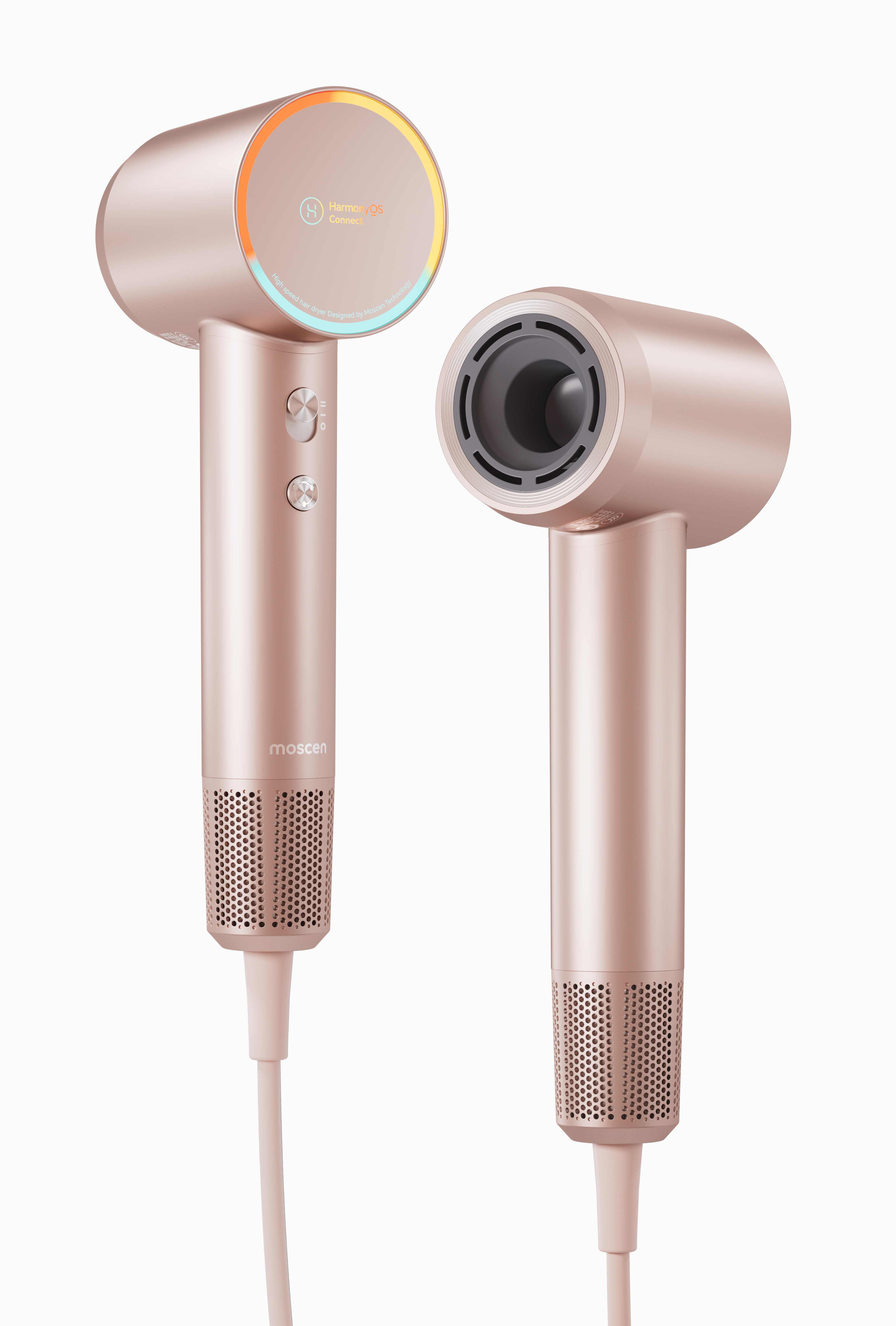 hair drier，High speed hair dryer，Personal care products，visual effect performance，colourful，Render，5% design，