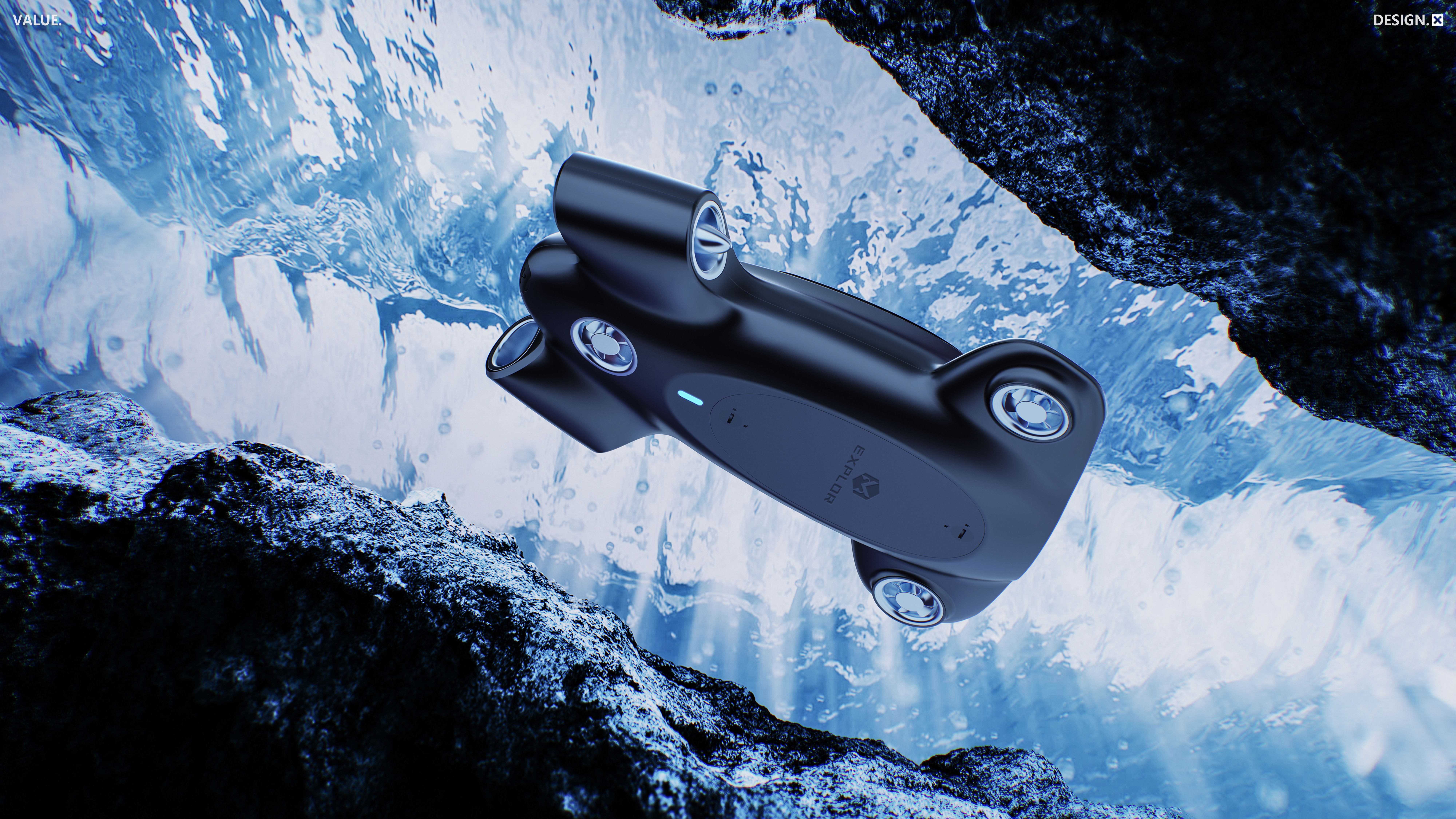 Underwater robots, industrial products，