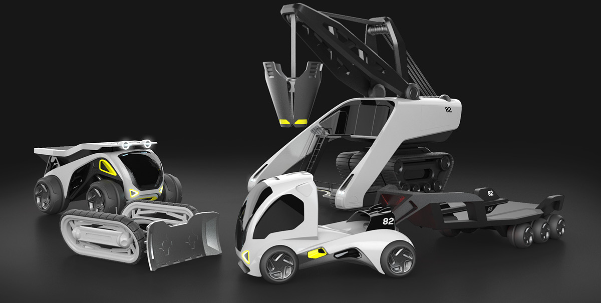 Toys，truck，Transformers，industrial design，