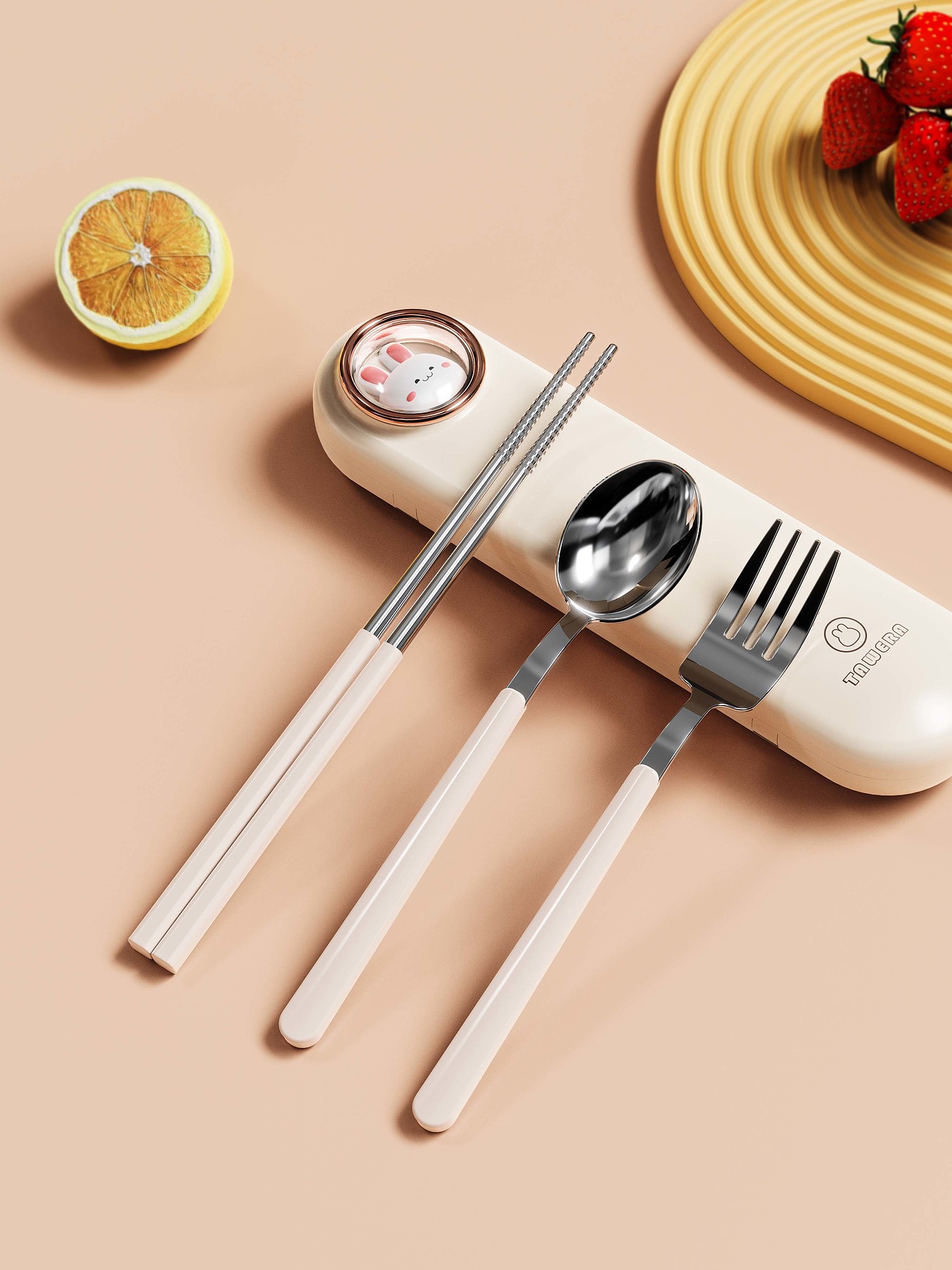 Portable Tableware Box，Tableware box，tableware，Space capsule，Household goods design，
