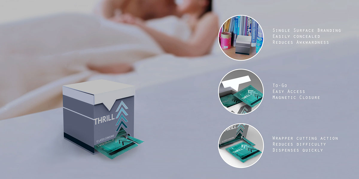 packing design，Condom，product design，industrial design，
