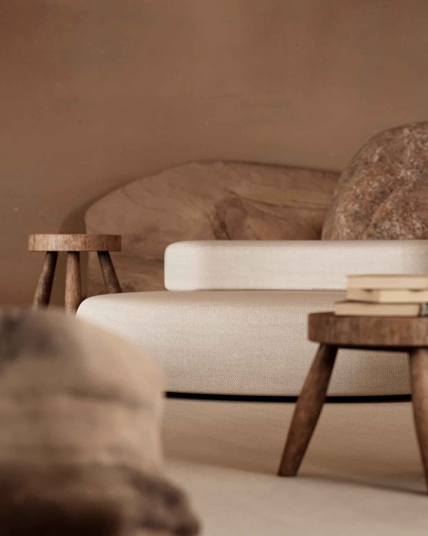 Architecture，inside the city，Design，3dmax，visualization，bedroom，modern，kitchen，