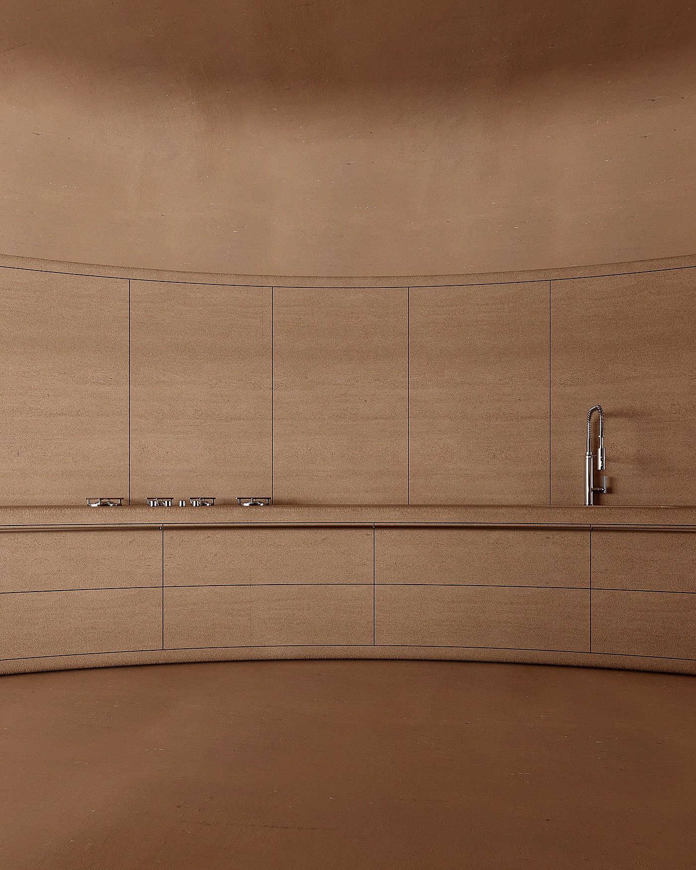 Architecture，inside the city，Design，3dmax，visualization，bedroom，modern，kitchen，