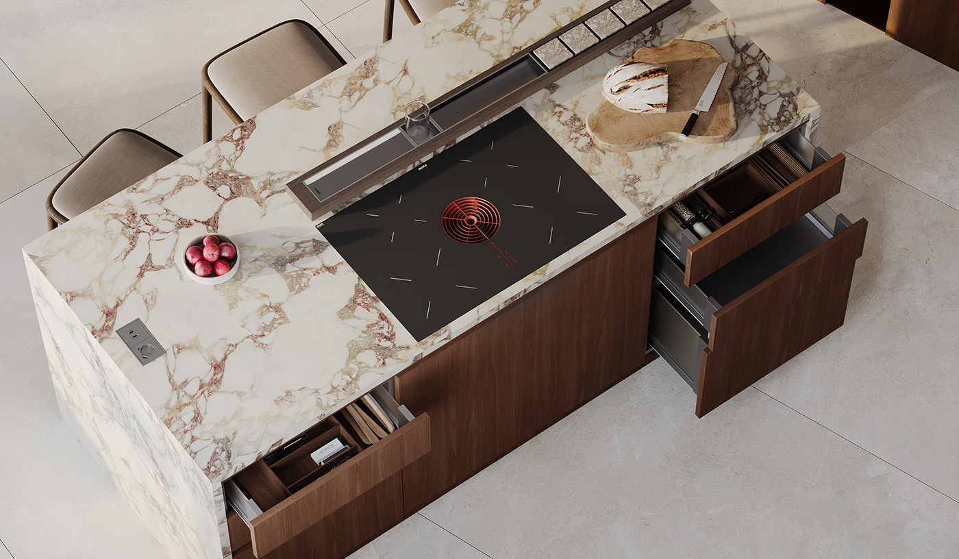 indoor，Interior design，apartment，kitchen，design，