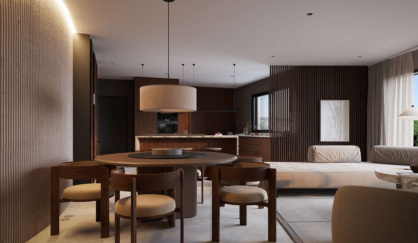 indoor，Interior design，apartment，kitchen，design，