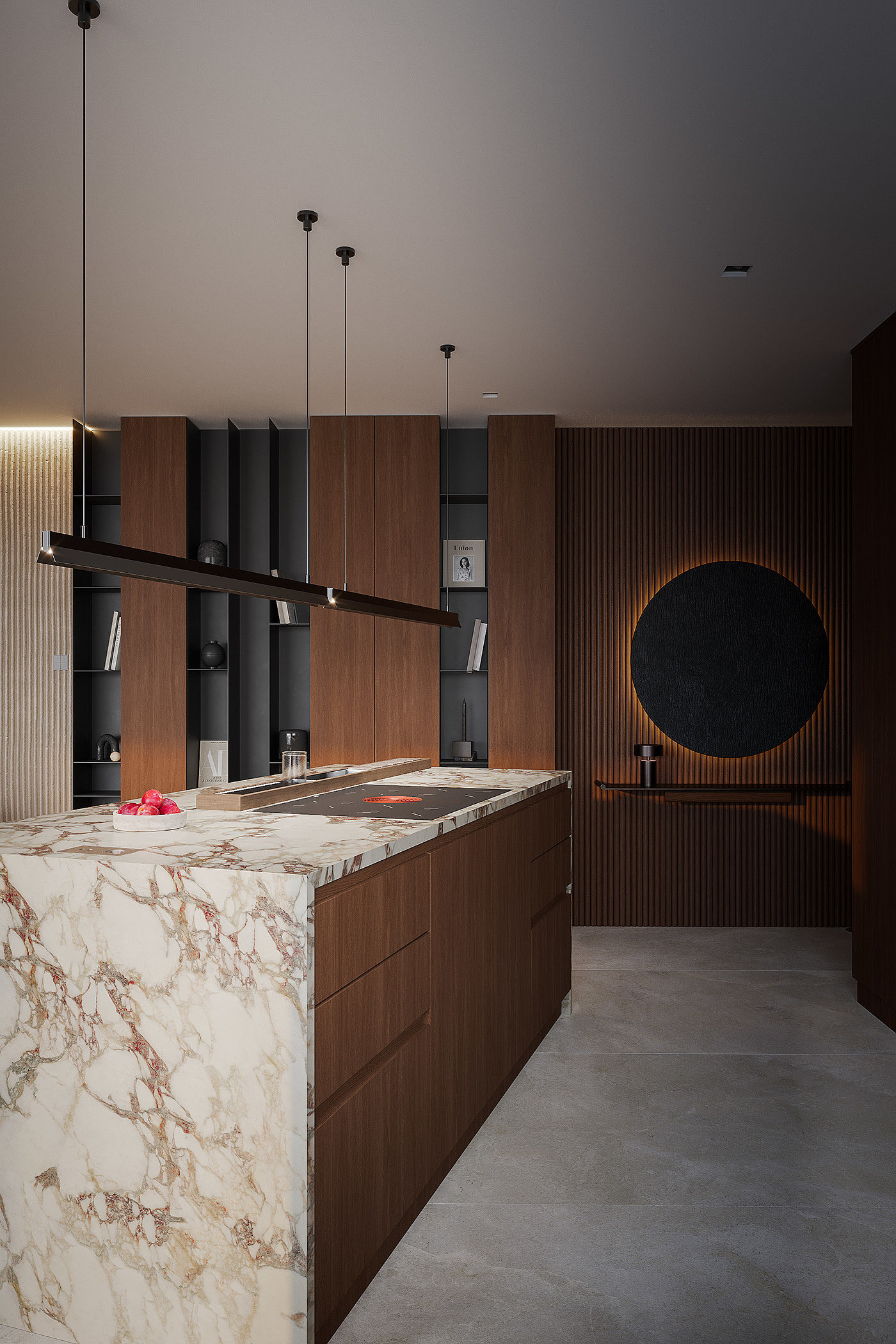 indoor，Interior design，apartment，kitchen，design，