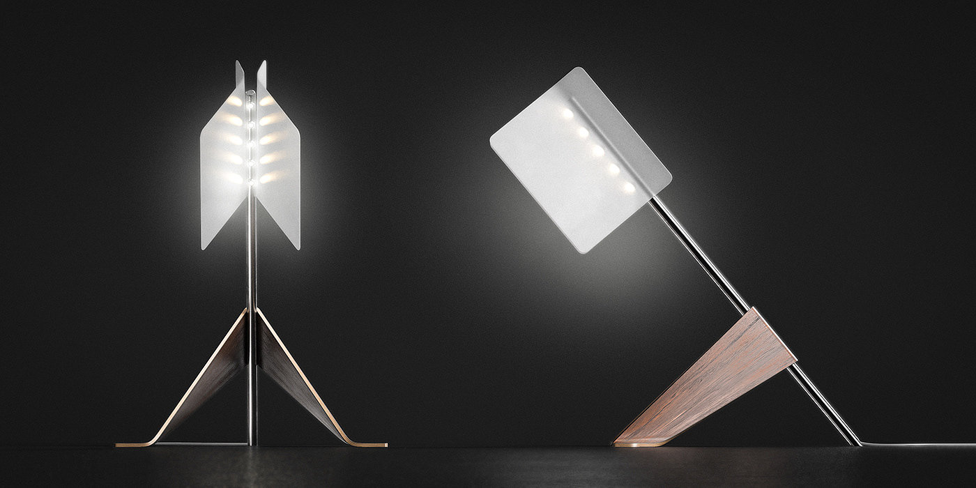 Keyshot rendering，Office chair，Reading lamp，"Open Book"，