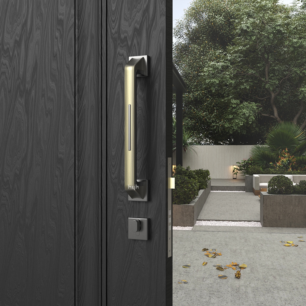 Door lock，Middle handle，Gate handle，product design，Original design，