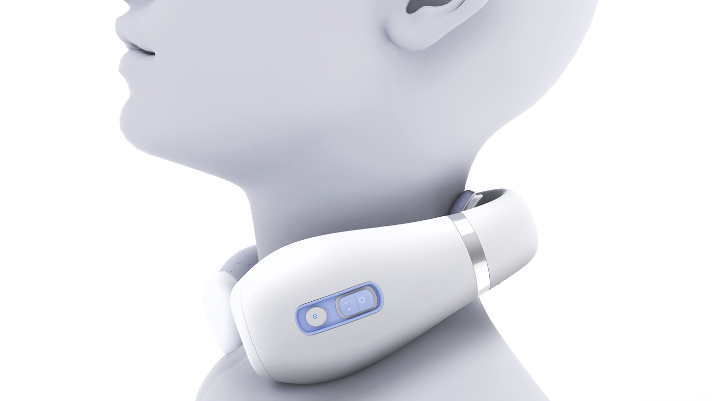 Modular design neck massage instrument，