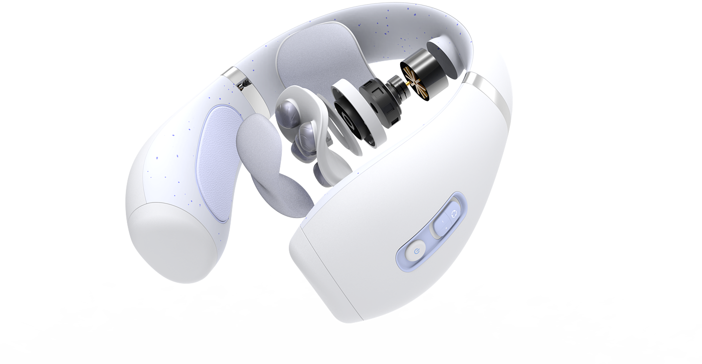 Modular design neck massage instrument，