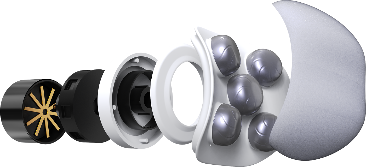 Modular design neck massage instrument，