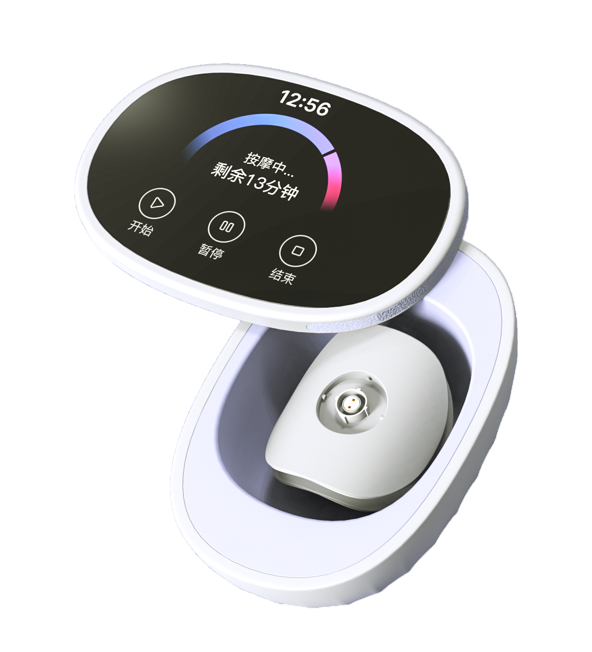 Modular design neck massage instrument，