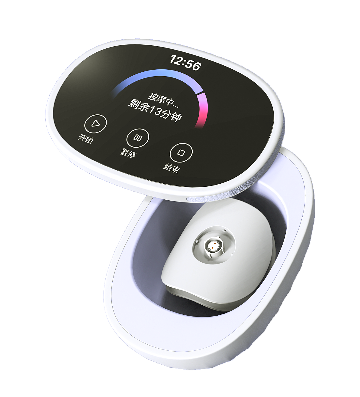 Modular design neck massage instrument，