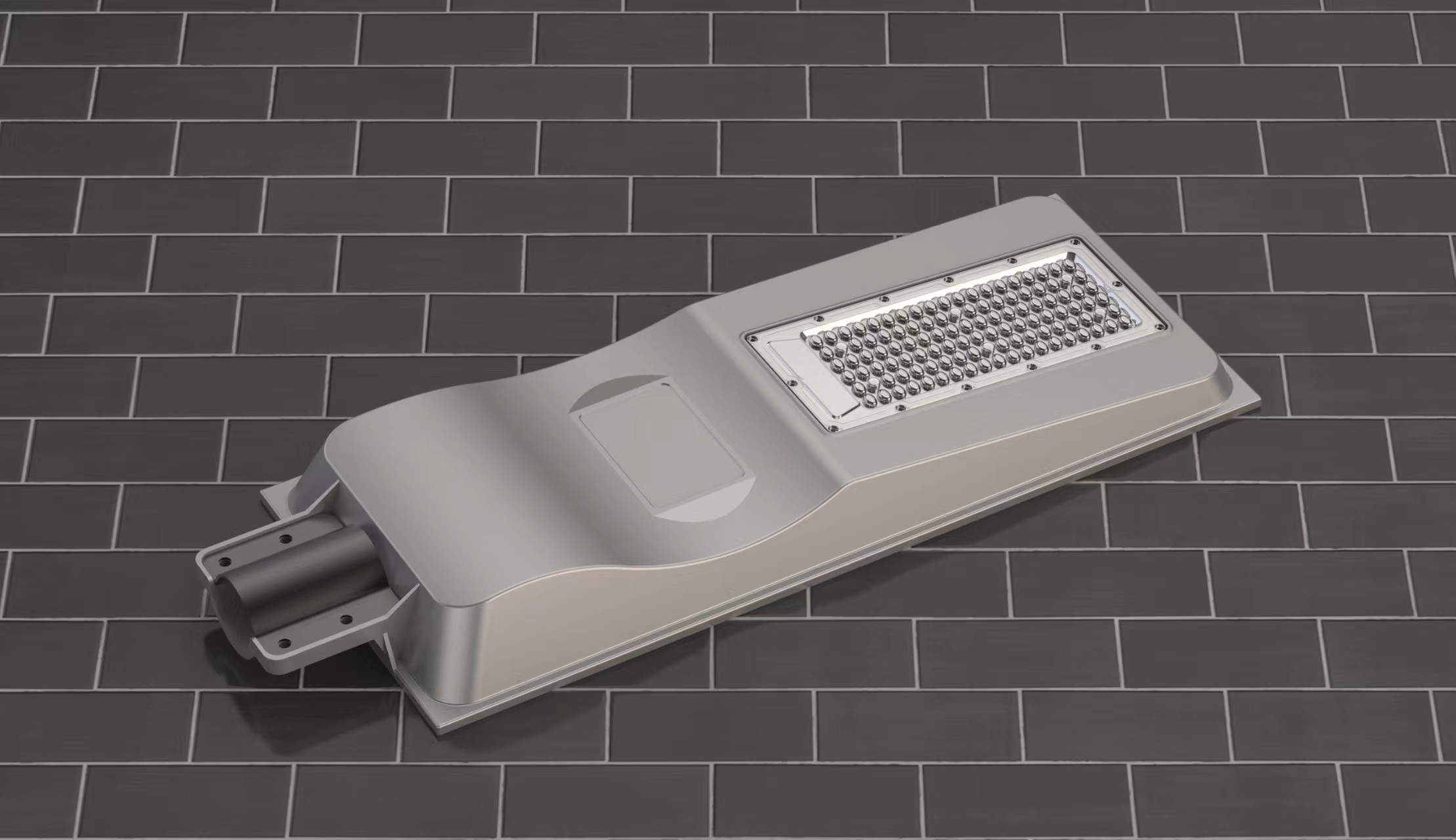 Integrated solar street light，