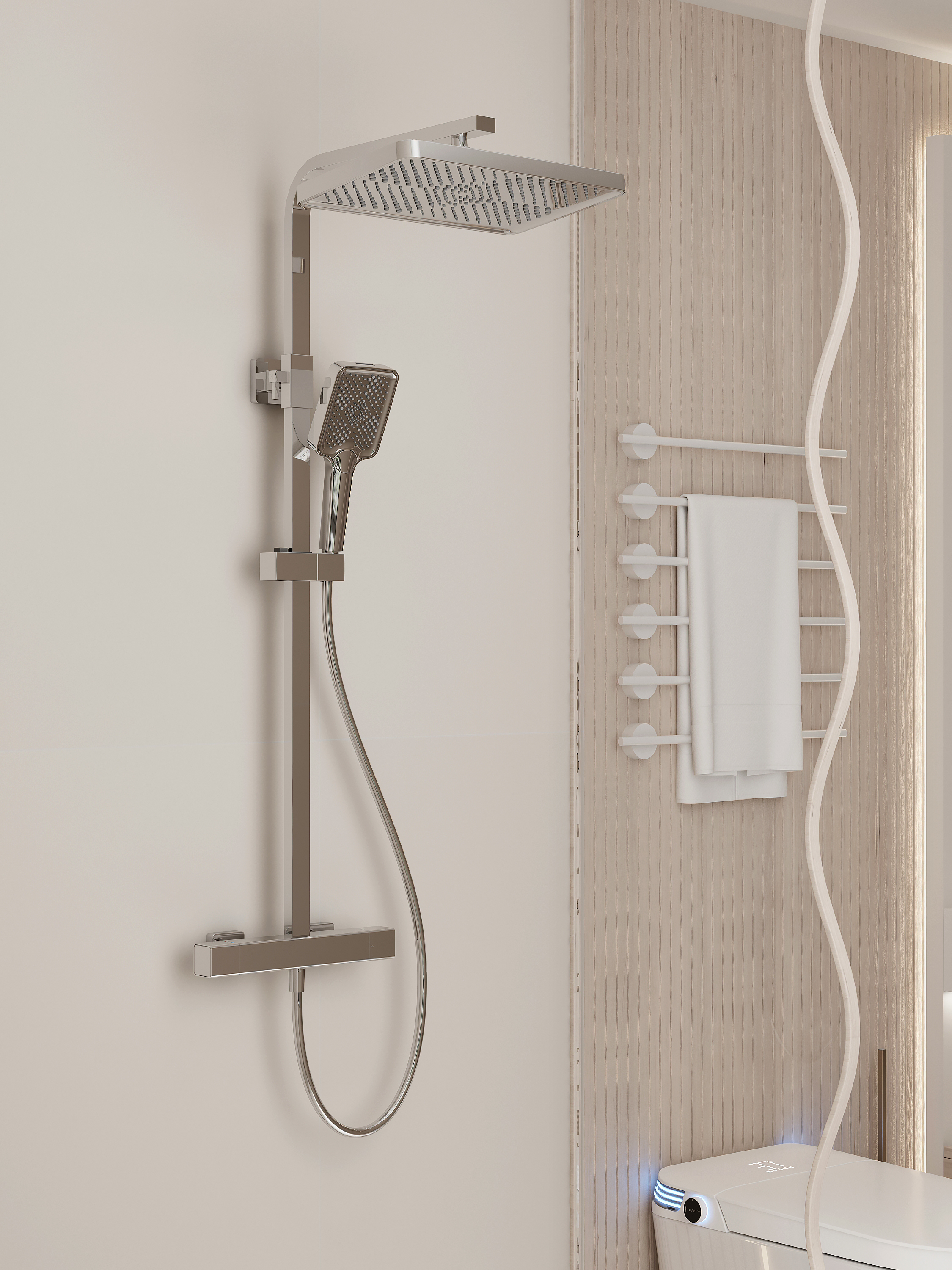 Shower，Constant temperature shower，