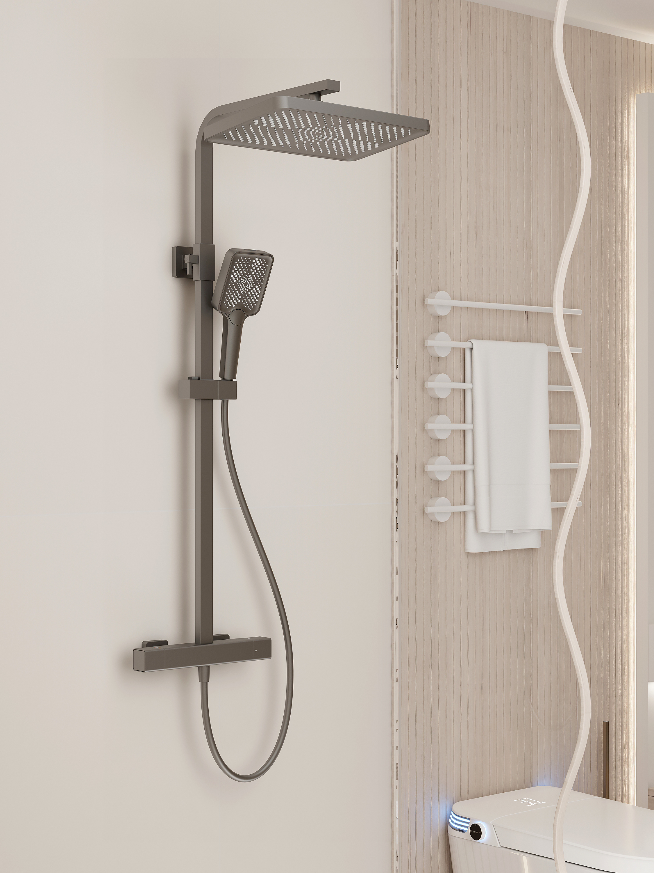 Shower，Constant temperature shower，