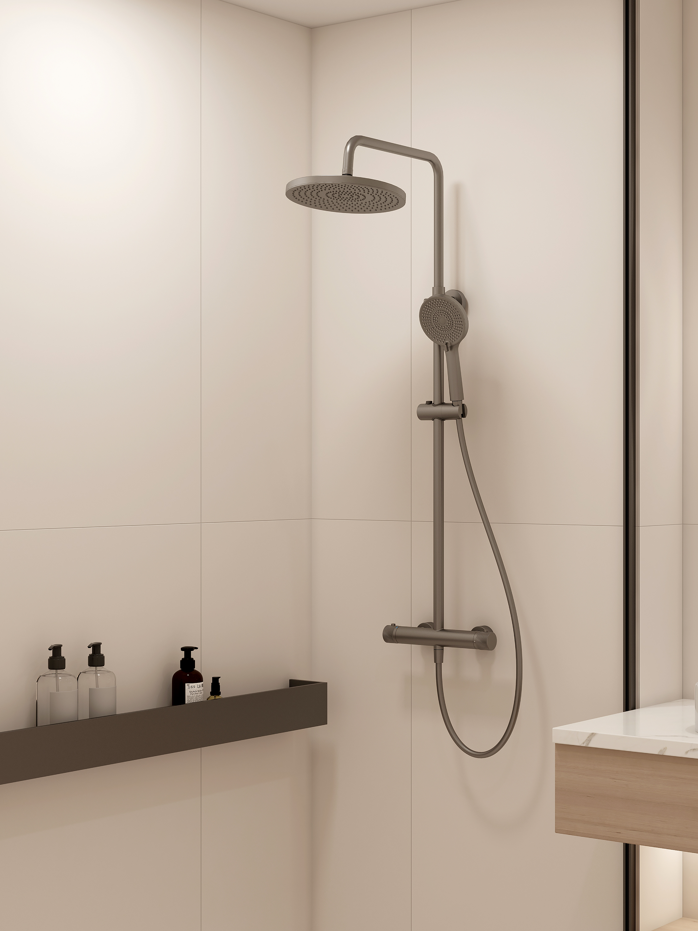 Shower，Constant temperature shower，