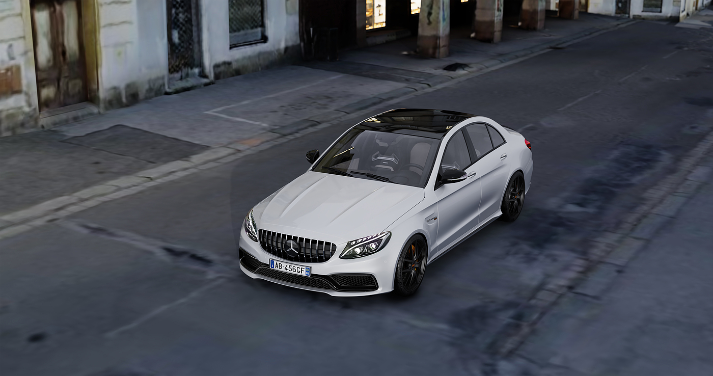 Car rendering，
