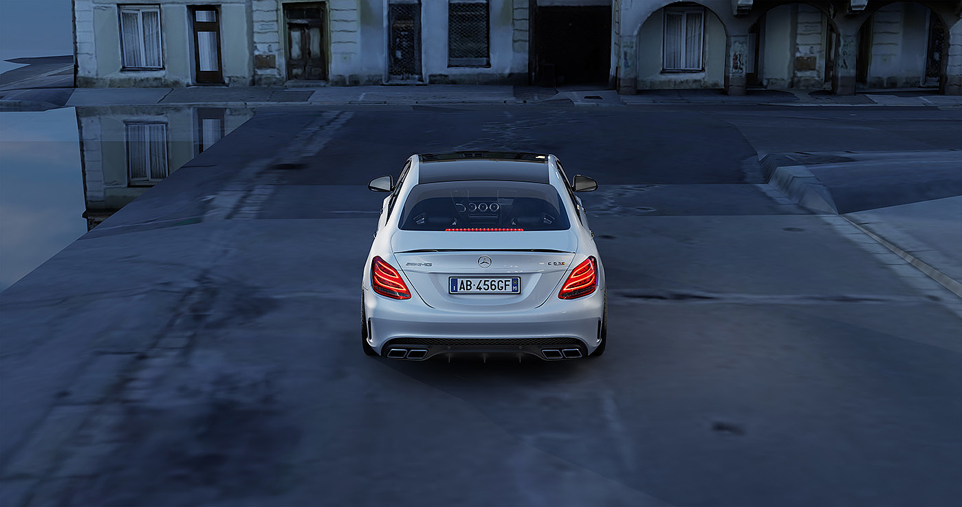 Car rendering，