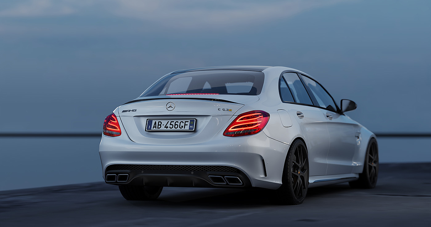 Car rendering，