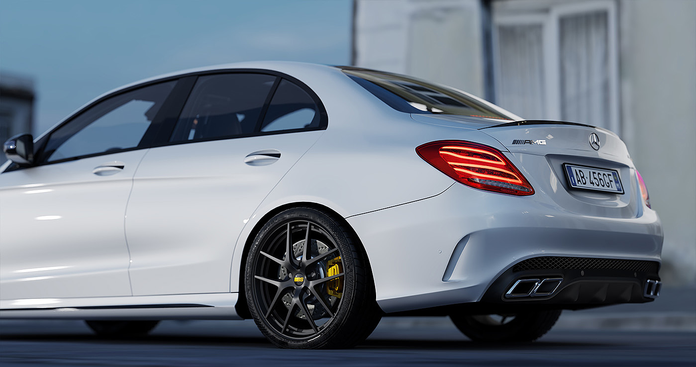 Car rendering，