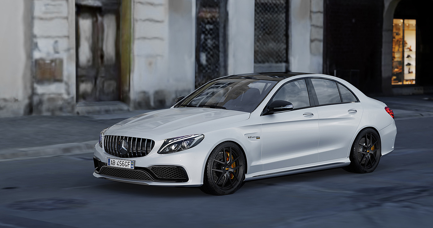 Car rendering，