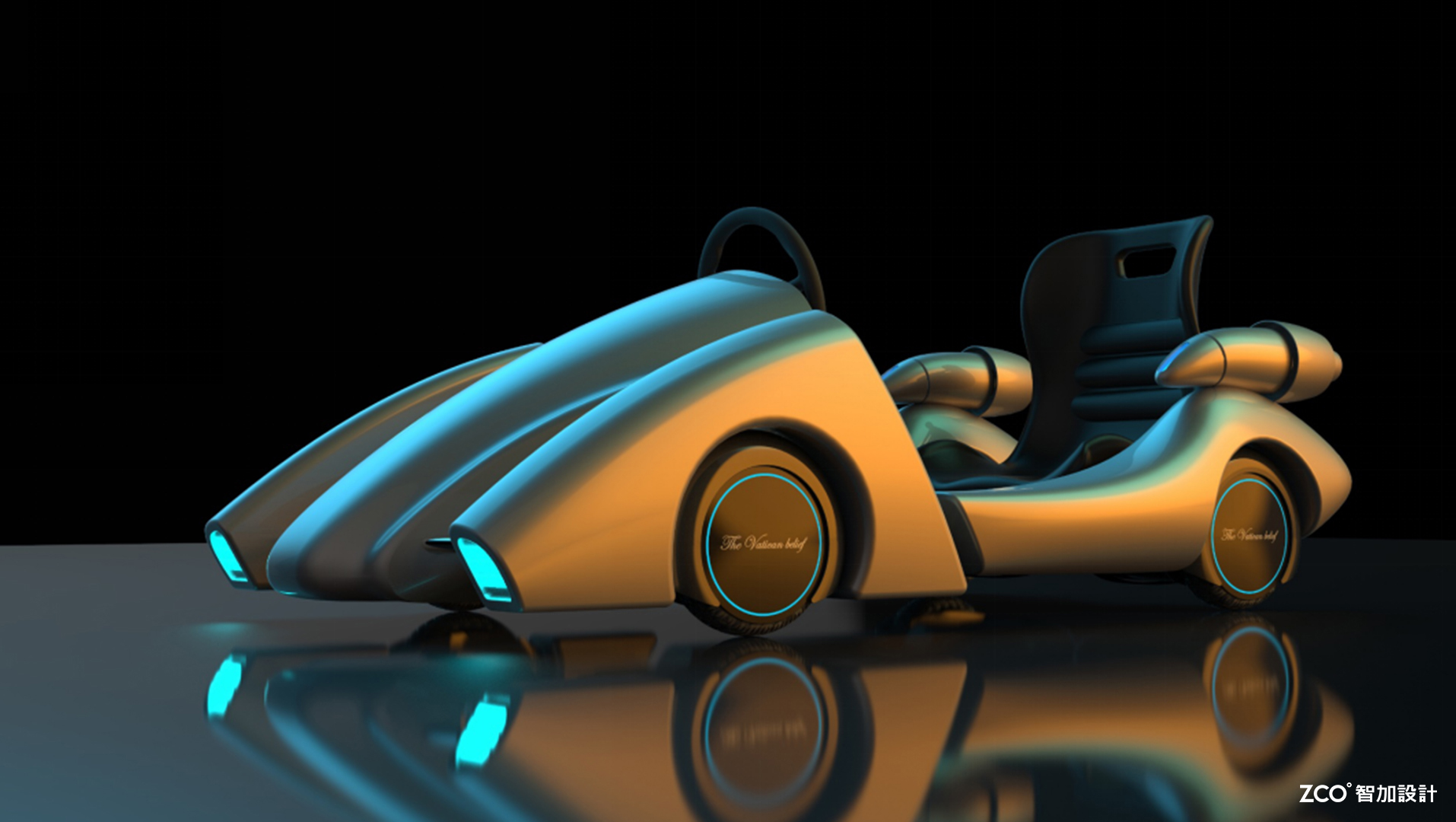 Zhijia design，go-kart，