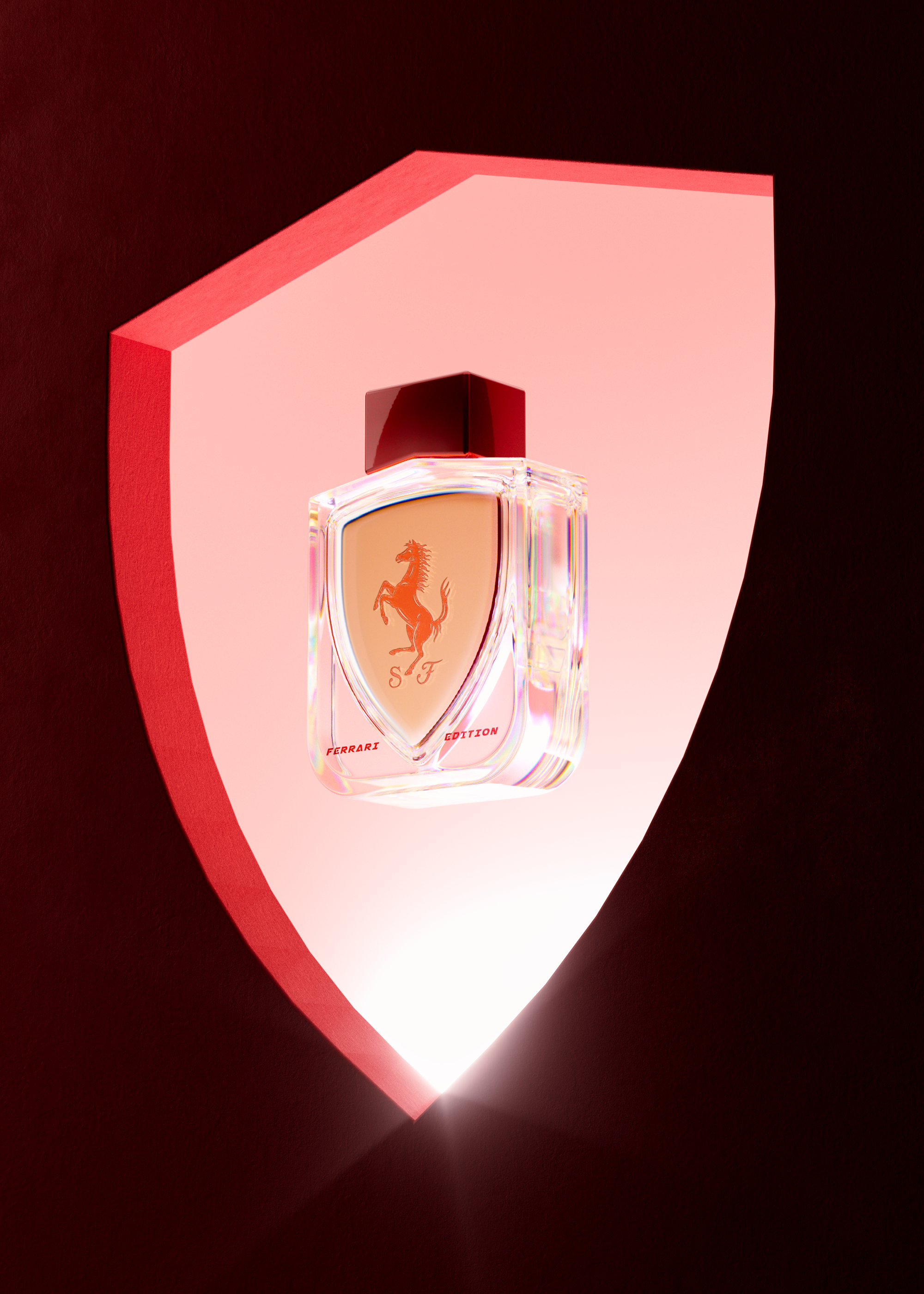 Ferrari，Perfume，conceptual design，Perfume bottle，