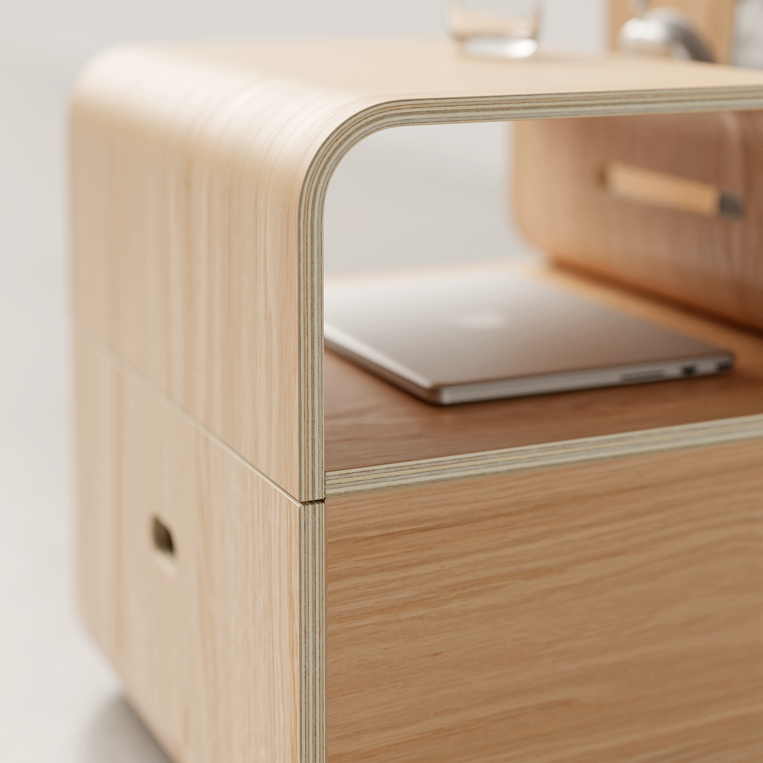 bedside cupboard，Bedtime experience，Minimalist，delicate，