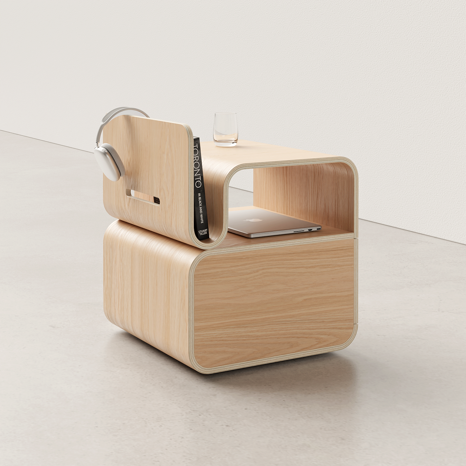 bedside cupboard，Bedtime experience，Minimalist，delicate，