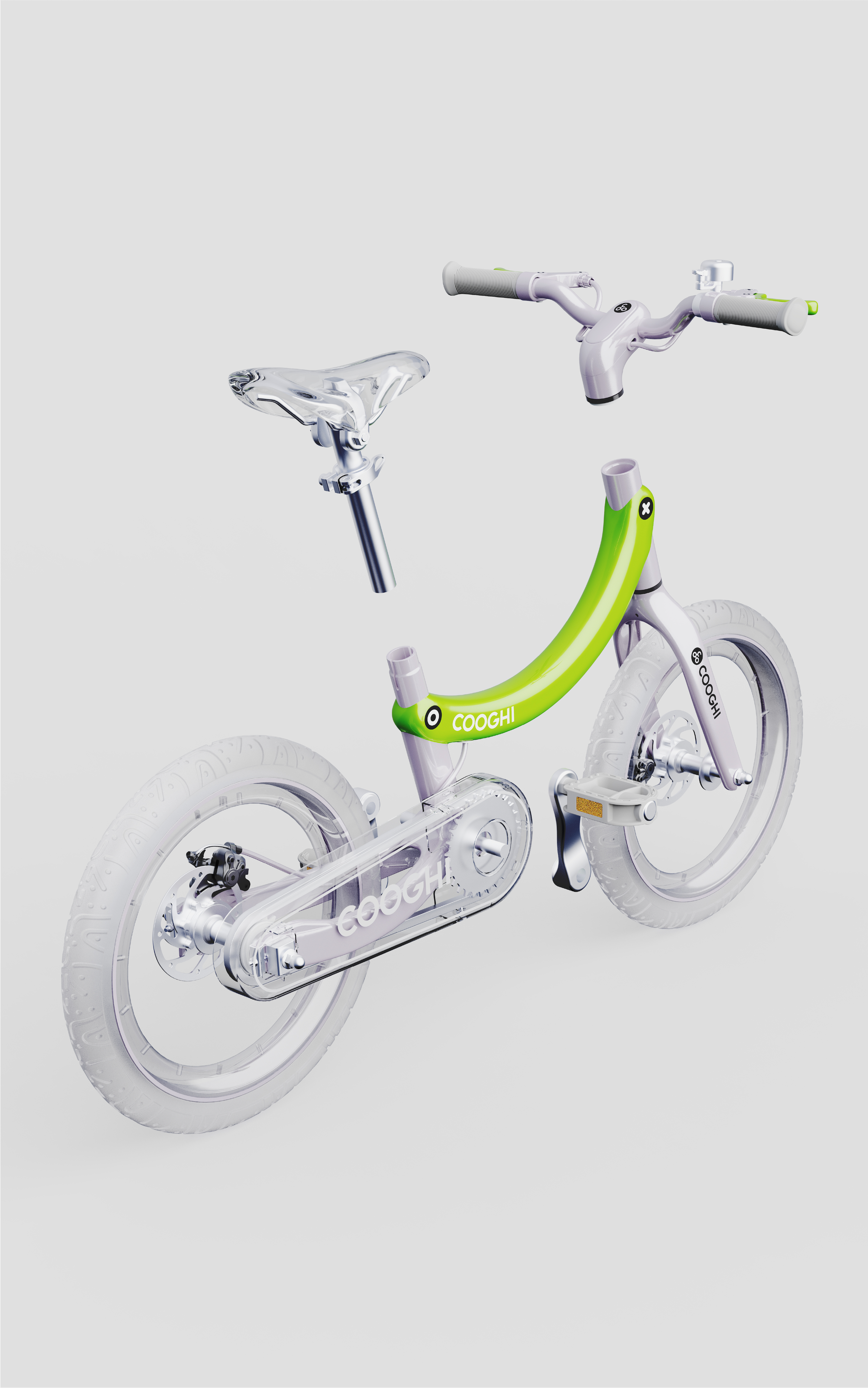 product design，Cool Ride，Children bicycle，Riding tools，Bicycle，Design，originality，