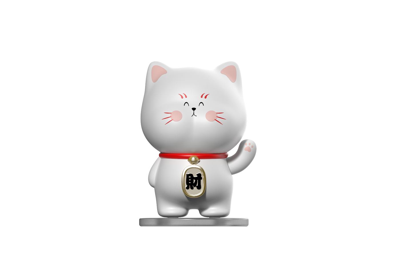 Fortune Cat，Kitty，Cartoon，lovely，solar energy，