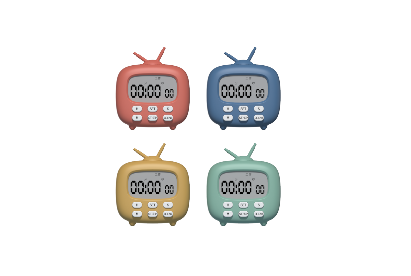 timer，Little devil，Small TV，