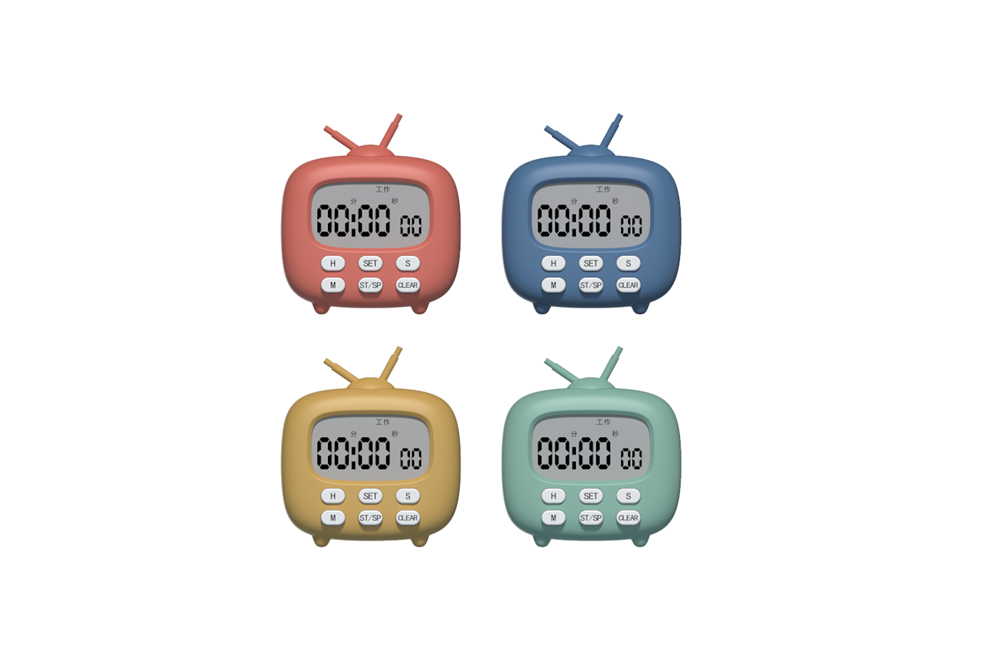 timer，Little devil，Small TV，