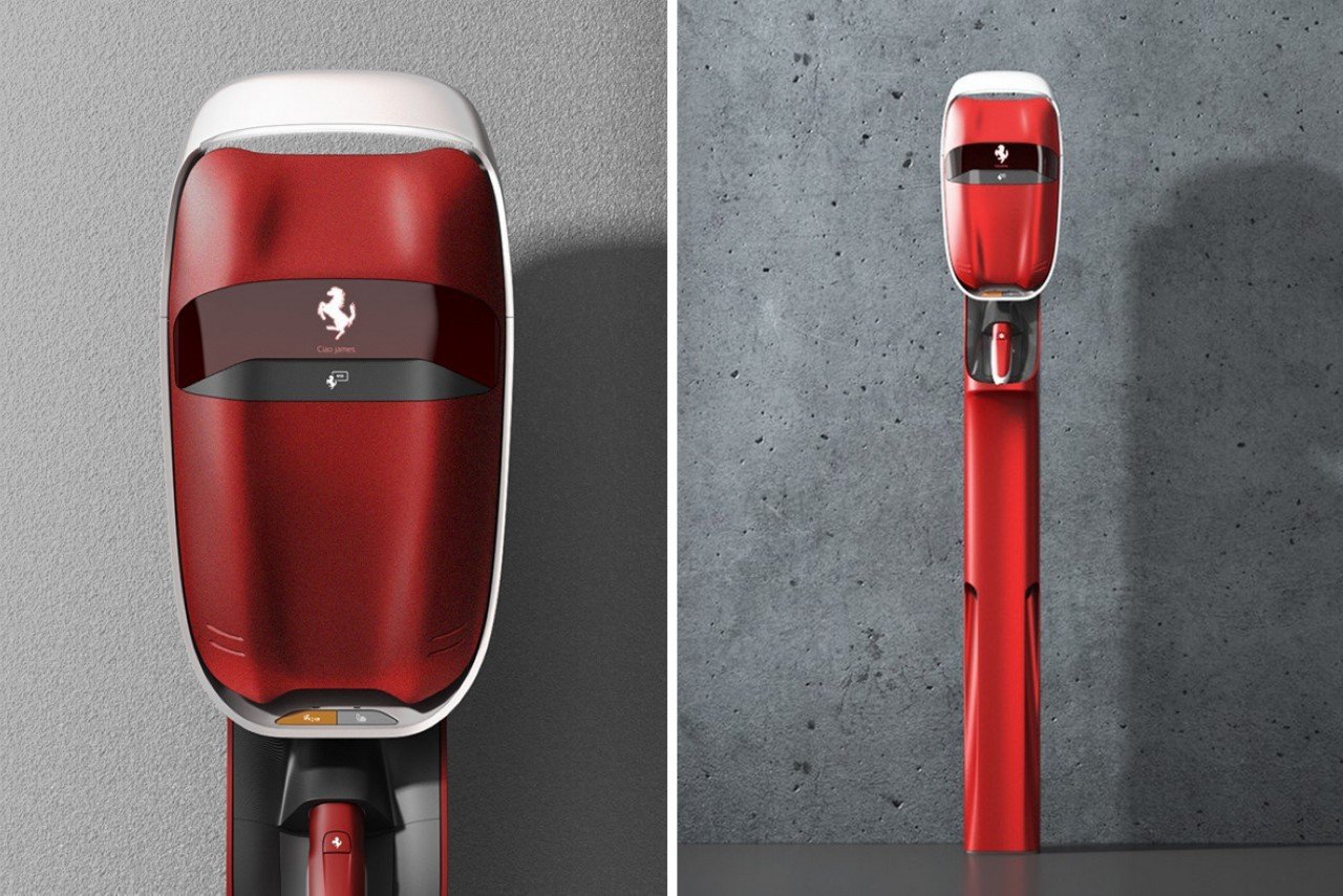 industrial design，Design，Ferrari，car charger ，Charger，design，