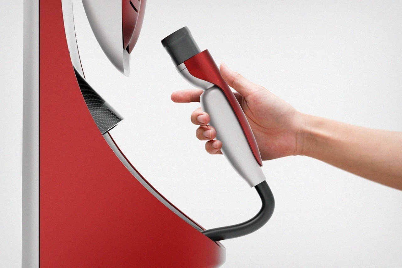 industrial design，Design，Ferrari，car charger ，Charger，design，