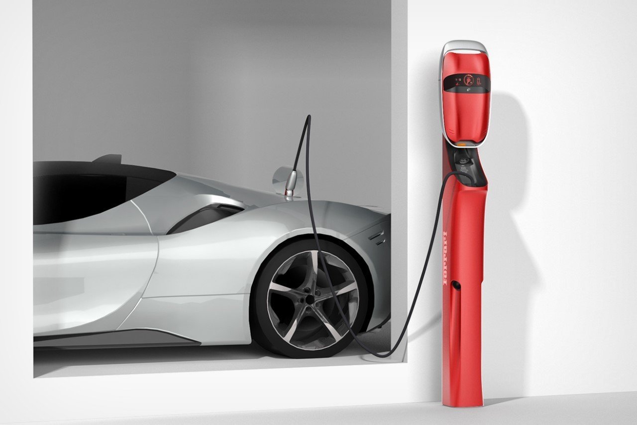 industrial design，Design，Ferrari，car charger ，Charger，design，