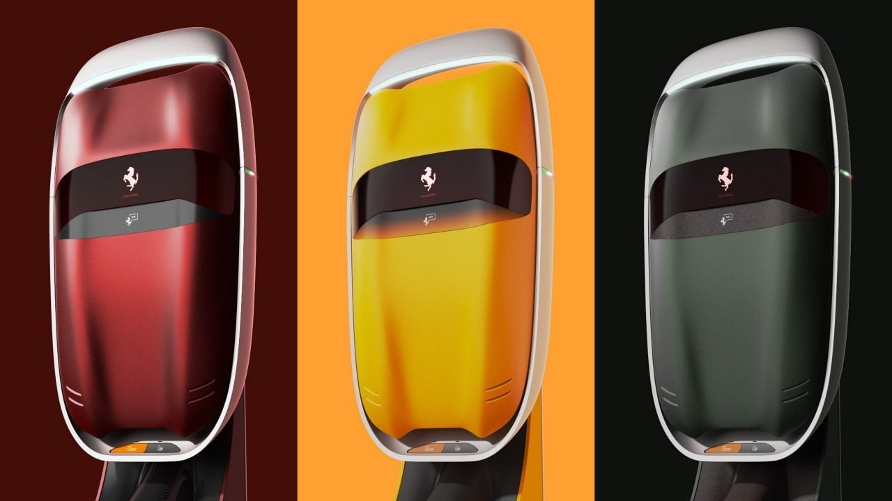 industrial design，Design，Ferrari，car charger ，Charger，design，
